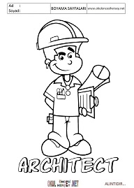 ingilizce boyama sayfaları